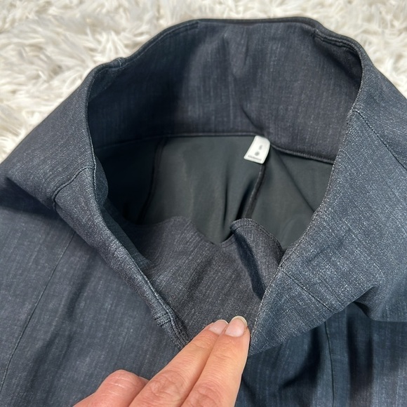 Lululemon Here to There High-Rise 7/8 Pant Crosshatch Texture Black Multi / Blac - Picture 3 of 6